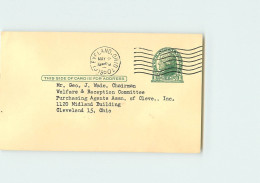 USA - Intero Postale - Stationery - 1c. - JEFFERSON - CLEVELAND - 1941-60