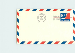 USA - Intero Postale - Stationery - AIR MAIL 8 Cents - 1961-80