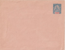 DAHOMEY - ENTIER POSTAL - 1900 - ENVELOPPE AVEC DATE 049 ! RARE -  ACEP N°EN3 - Cartas & Documentos