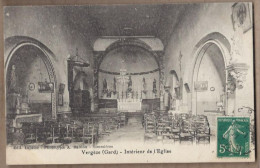 CPA 30 - VERGEZE - Vergèze - Intérieur De L'Eglise - TB PLAN EDIFICE RELGIEUX - Vergèze