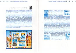 FRANCE 2010 " COUPE DU MONDE DE FOOTBALL EN AFRIQUE DU SUD " Sur Doc Officiel 1°Jour De 4 Pages. N° YT F4481. DPO - Covers & Documents