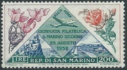 San Marino Saint Marin Mi.490 Airmail Posta Aerea MNH / ** 1952 - Posta Aerea