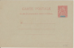 DAHOMEY - ENTIER POSTAL - 1901 - CARTE-LETTRE TYPE ALLEGORIE SANS DATE ! -  ACEP N°CP4 - Storia Postale