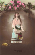 FOLKLORE - Mignon - Colorisé - Carte Postale Ancienne - Costumes