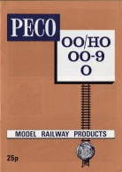 Catalogue PECO 1975 MODEL RAILWAY PRODUCTS 00/H0 00-9 0 Catalogo +prices In Danish Kroner - Englisch