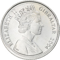 Monnaie, Gibraltar, Elizabeth II, 10 Pence, 2004, SPL, Cupro-nickel, KM:1047 - Gibilterra