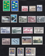 NO238 – NORVEGE - NORWAY – FULL YEAR SET 1977 – Y&T # 693/713 MNH 24 € - Neufs