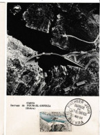 Algérie - Biskra - Carte Maximum - Barrage De Foum El Gherza - 23 Mai 1959 - Tarjetas – Máxima