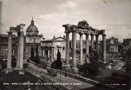 ITALIE - Rome - Temple De Vespasien - Arc De Septime Sévère Et Temple De Saturne - Carte Postale Ancienne - Piazze