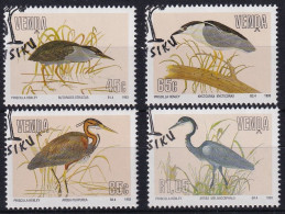 MiNr. 254 - 257 Südafrika, Venda    1993, 16. Juli. Reiher - Mit ET-Eckstempel - Venda