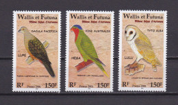 WALLIS ET FUTUNA 2001 TIMBRE N°561/63 NEUF** OISEAUX - Unused Stamps