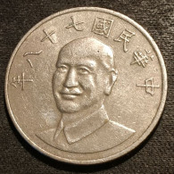 CHINE - CHINA - TAIWAN - 10 YUAN ( DOLLAR ) 1981 - KM 553 -  Chiang Kai-Shek - Taiwán