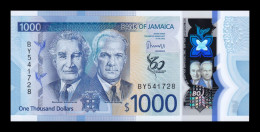 Jamaica 1000 Dollars Commemorative 2022 (2023) Pick New Polymer Sc Unc - Jamaica