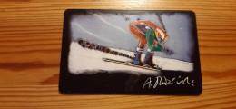 Phonecard Germany A 41 A 12.91. 2. Aufl. Team Olympia, Skiing 40.000 Ex. - A + AD-Reeks :  Advertenties Van D. Telekom AG