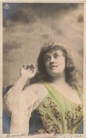 SPECTACLE - Femme En Tenue De Scène - Colorisé - Carte Postale Ancienne - Théâtre