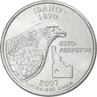 Monnaie, États-Unis, Quarter, 2007, U.S. Mint, Philadelphie, SPL, Cupronickel - Kasachstan