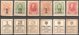 Imperial Russia 1916-18 - Unused Stamps