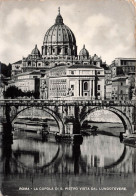 ITALIE - Rome - Cupole De Saint Pierre - Vue De Lungotevere - Carte Postale Ancienne - San Pietro
