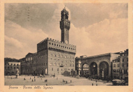 ITALIE - Firenze - Place De La Signoria - Animé - Carte Postale Ancienne - Firenze