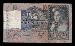 Holanda Netherlands 10 Gulden 1941 Pick 56a Bc/Mbc F/Vf - 10 Gulden