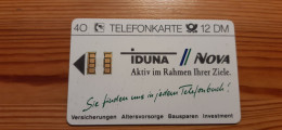 Phonecard Germany S 10 07.90. Iduna / Nova 100.000 Ex. - S-Series : Tills With Third Part Ads