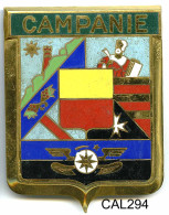 CAL294 - PLAQUE CALANDRE AUTO - CAMPAGNIE - Targhe Smaltate (a Partire Dal 1961)