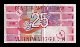 Holanda Netherlands 25 Gulden 1989 Pick 100 Mbc/+ Vf/+ - 25 Florín Holandés (gulden)