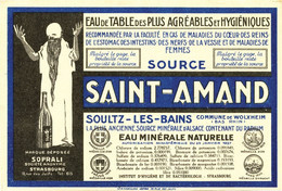 Eau Minérale Source Saint-Amand Soultz-Les-Bains Wolxheim Bas Rhin Radium (Photo) - Objects