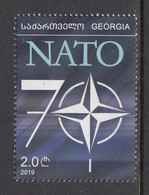 2019 Georgia NATO Military Alliance  Complete Set Of 1 MNH - Georgia