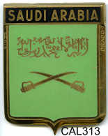 CAL313 - PLAQUE CALANDRE AUTO - SAUDA ARABIA - Emailschilder (ab 1960)