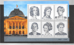 BELGIUM 2000/2001 Minisheet With 6 Belgian Queens -   See Scan - Unused Stamps
