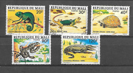 TIMBRE OBLITERE DU MALI DE 1976 N° MICHEL 523/27 - Mali (1959-...)