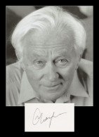 Georges Charpak (1924-2010) - French Physicist - Signed Card + Photo - Nobel - Inventeurs & Scientifiques