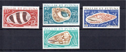 Wallis Et Futuna 1976 Set Shells/Schnacke Stamps (Michel 279/82) Nice MNH - Unused Stamps
