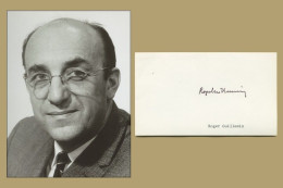 Roger Guillemin - Neuroscientist - Signed Card + Photo - 1978 - Nobel Prize - Inventori E Scienziati