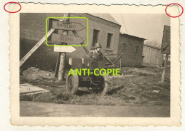 WW2 PHOTO ORIGINALE Soldat Allemand Canon PAK Panneau Secteur SAINT OMER 62 PAS DE CALAIS - 1939-45