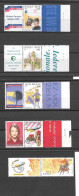 BELGIUM 2001 Culture Marginals With LABELS Attached    (5)  -   See Scan - Unused Stamps