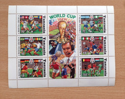 Tanzania 1994 WM World Cup Etats-Unis USA Coupe Du Monde Football Soccer Fußball 1 Sheet MNH** - Tanzania (1964-...)