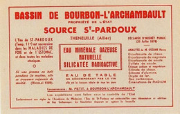 Bassin De Bourbon-L'Archambault Source St-Pardoux Theneuille Allier Radium (Photo) - Professions