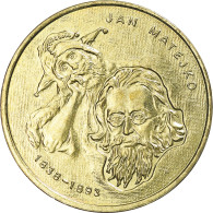Monnaie, Pologne, 2 Zlote, 2002, Warsaw, SPL, Laiton, KM:444 - Polen