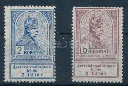 ** 1913 Árvíz (I.) 2K és 5K (50.000) - Other & Unclassified