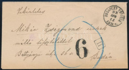 1888 Portós Helyi Levél 6kr Portóval. Szép és Ritka! - Other & Unclassified