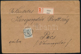 1899 Fekete Számú 20kr Ajánlott Levélen "SIKLÓS" - Pécs - Otros & Sin Clasificación