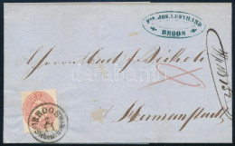 1864 5kr Levélen "BROOS IN SIEBENBÜRGEN" - Hermannstadt - Other & Unclassified