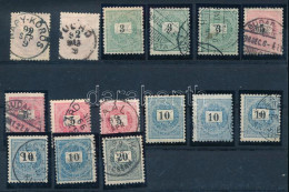 O 1889 2 X 2kr, 3 X 3kr, 4 X 5kr, 5 X 10kr, 1 X 20kr Sztereo Jegyekkel - Other & Unclassified