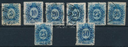 O 1874 8 Db Távirda Bélyeg 5kr, 10kr, 2 X 20kr, 3 X 25kr + 50kr (11.800) - Sonstige & Ohne Zuordnung