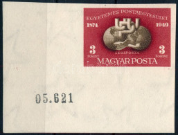 ** 1950 UPU (I.) Blokkból Kivágott ívsarki Bélyeg (25.000) - Altri & Non Classificati