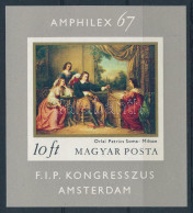 ** 1967 Festmény (II.) - Amphliex Vágott Blokk (4.000) - Otros & Sin Clasificación