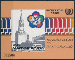 ** 1985 VIT (II.) - Moszkva Vágott Blokk (5.500) - Other & Unclassified