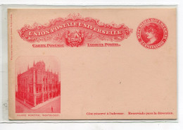 URUGUAY MONTEVIDEO Placio Municipal Timbre Entier Postal   Carte Fin 19 Em Edit Waterlow Sons Limited     D02 2014 - Uruguay